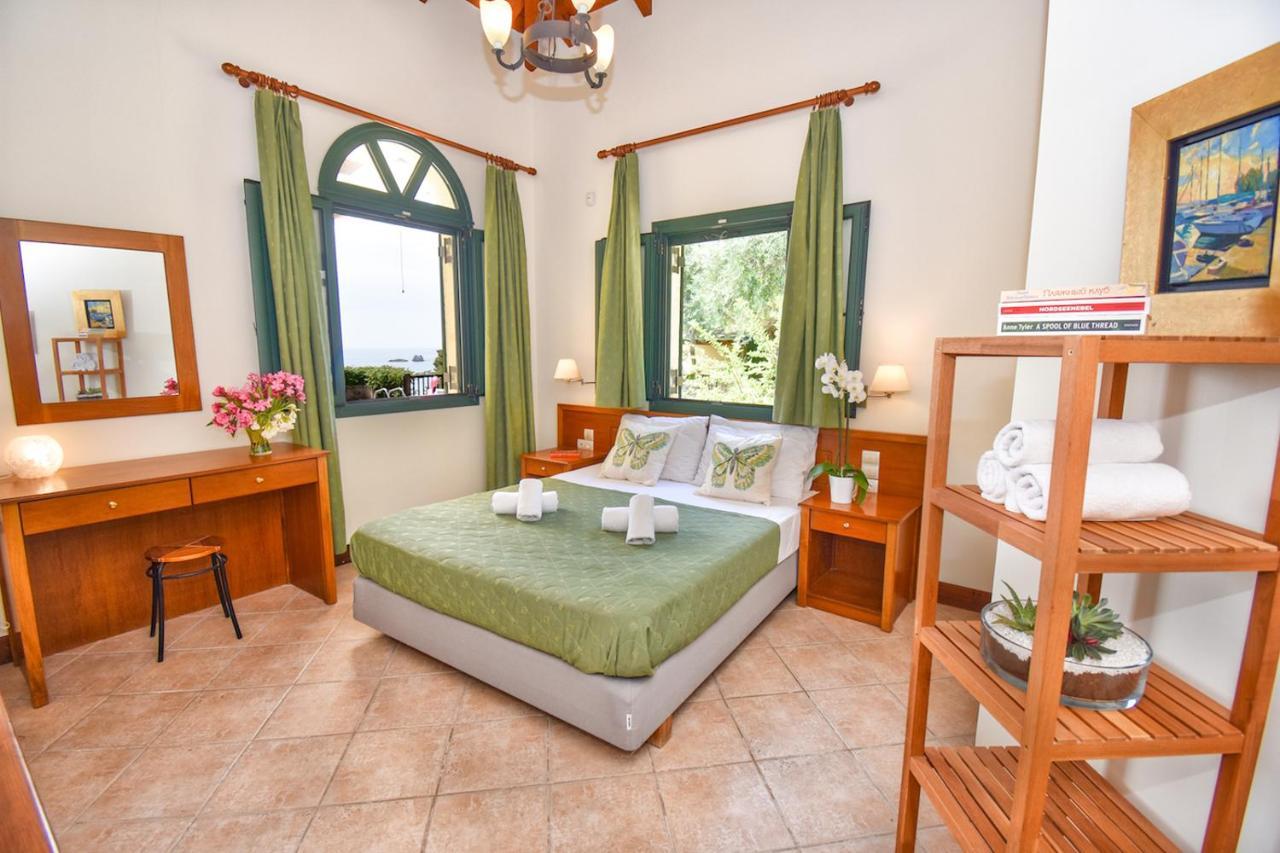 Corfu Resorts Villas Pelekas Bagian luar foto