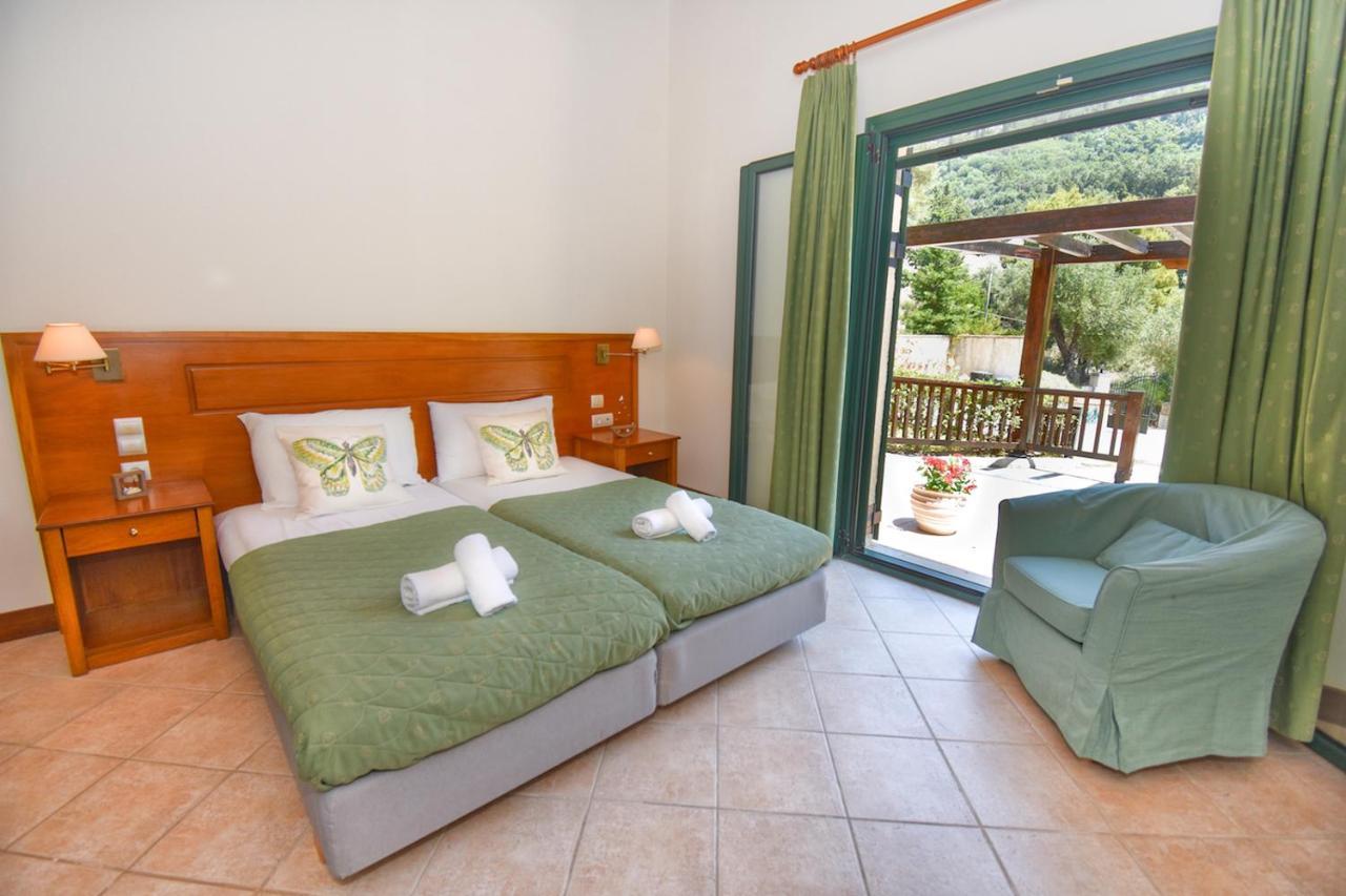 Corfu Resorts Villas Pelekas Bagian luar foto