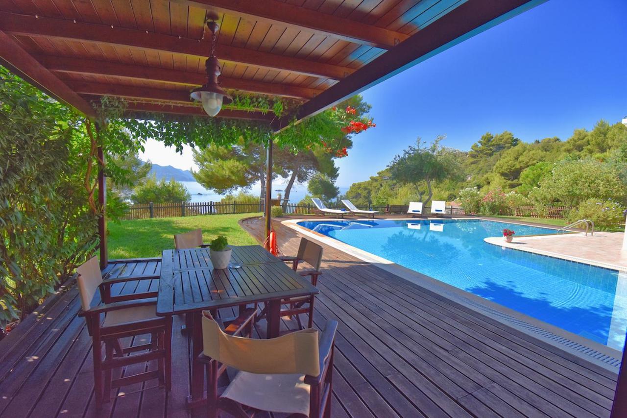 Corfu Resorts Villas Pelekas Bagian luar foto