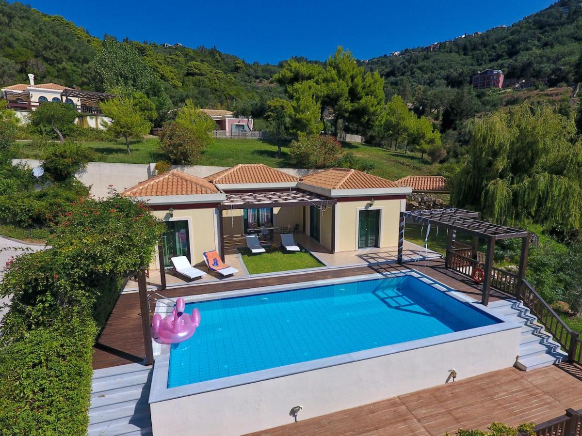 Corfu Resorts Villas Pelekas Bagian luar foto
