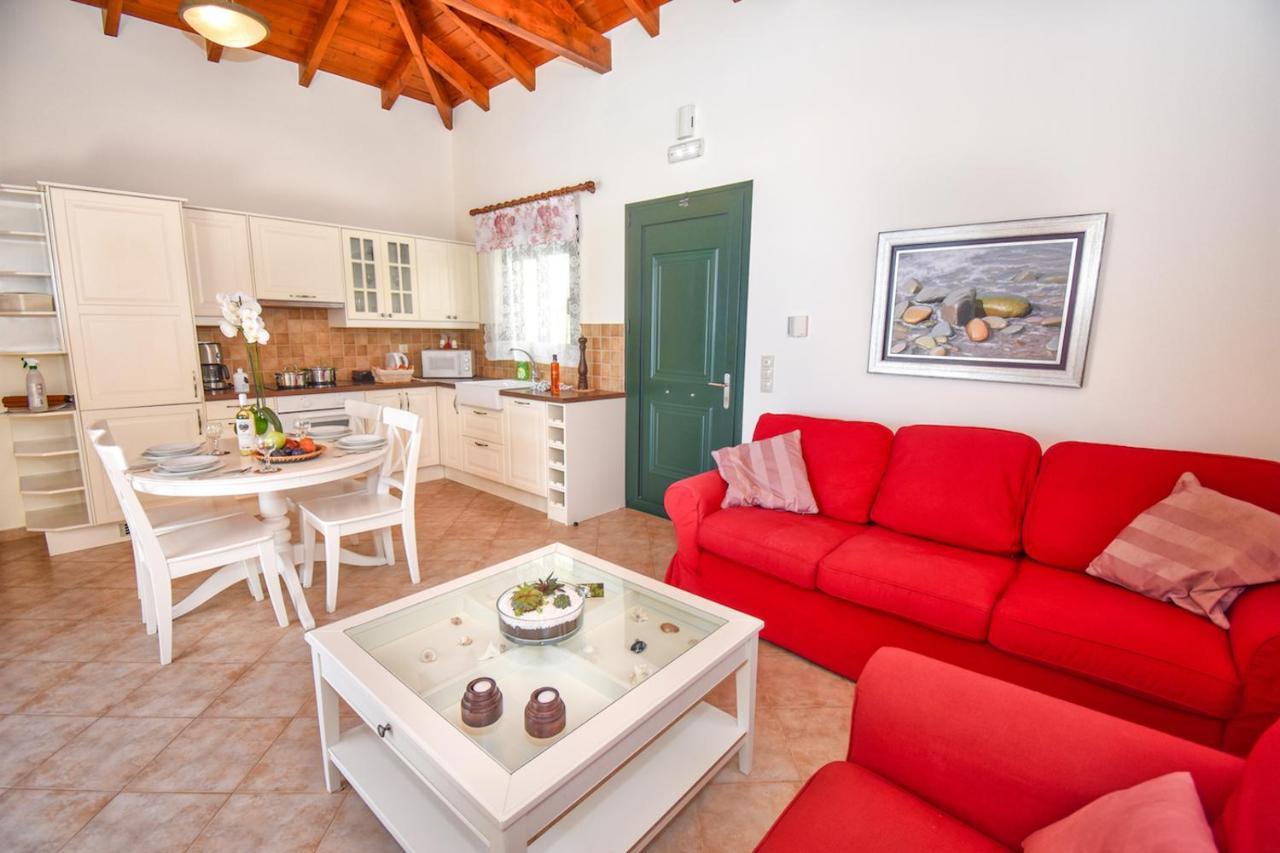 Corfu Resorts Villas Pelekas Bagian luar foto