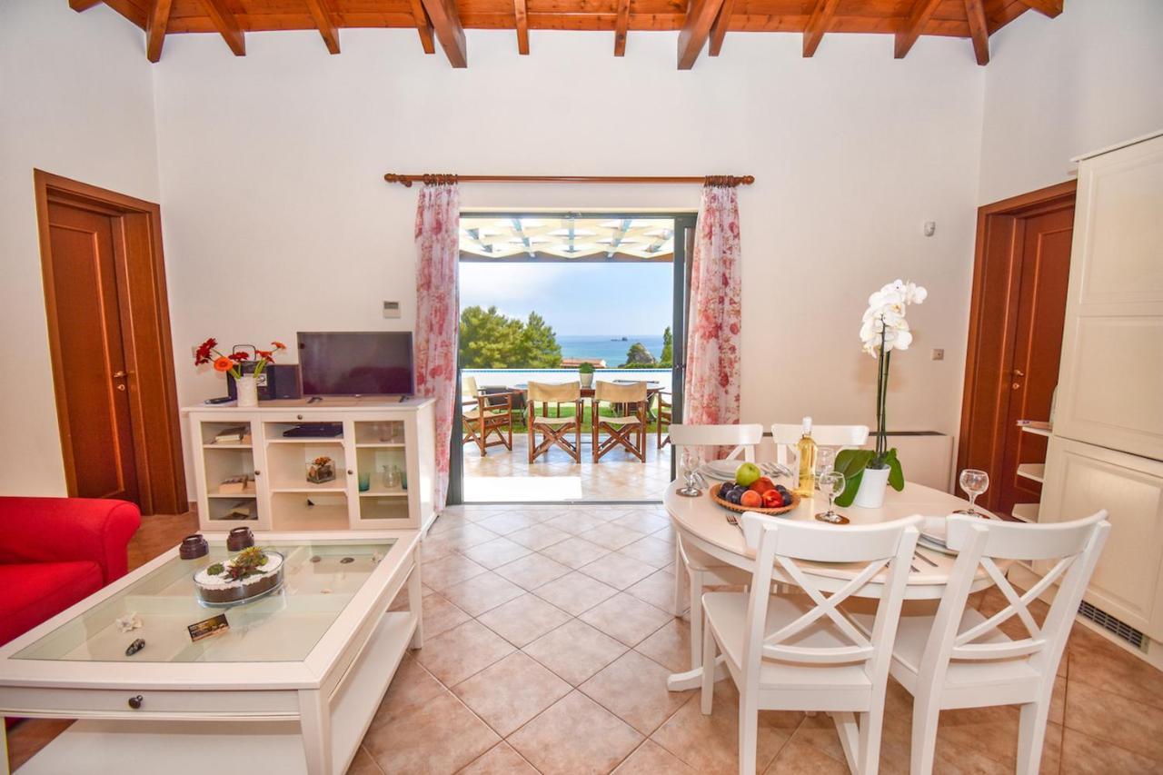 Corfu Resorts Villas Pelekas Bagian luar foto
