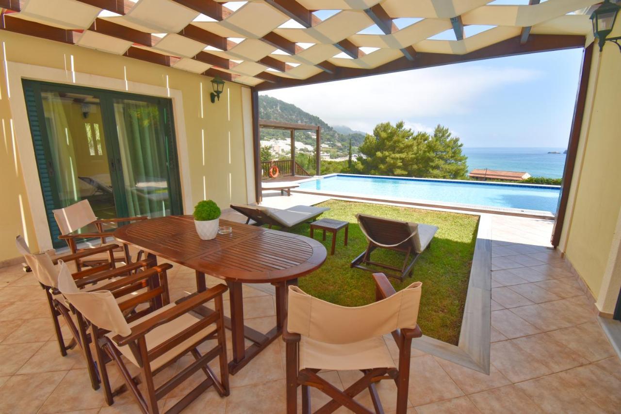 Corfu Resorts Villas Pelekas Bagian luar foto