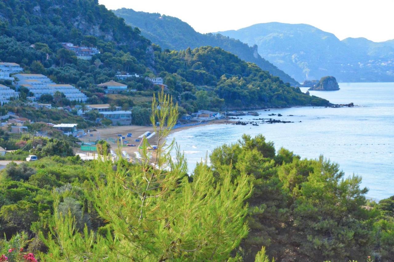 Corfu Resorts Villas Pelekas Bagian luar foto