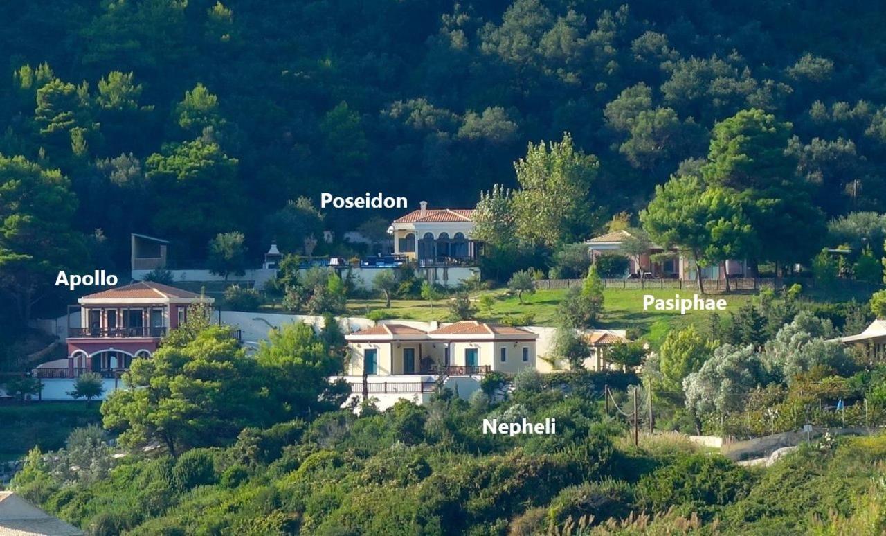 Corfu Resorts Villas Pelekas Bagian luar foto