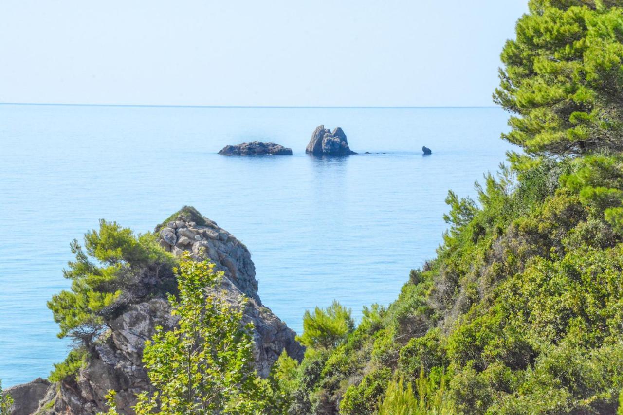 Corfu Resorts Villas Pelekas Bagian luar foto