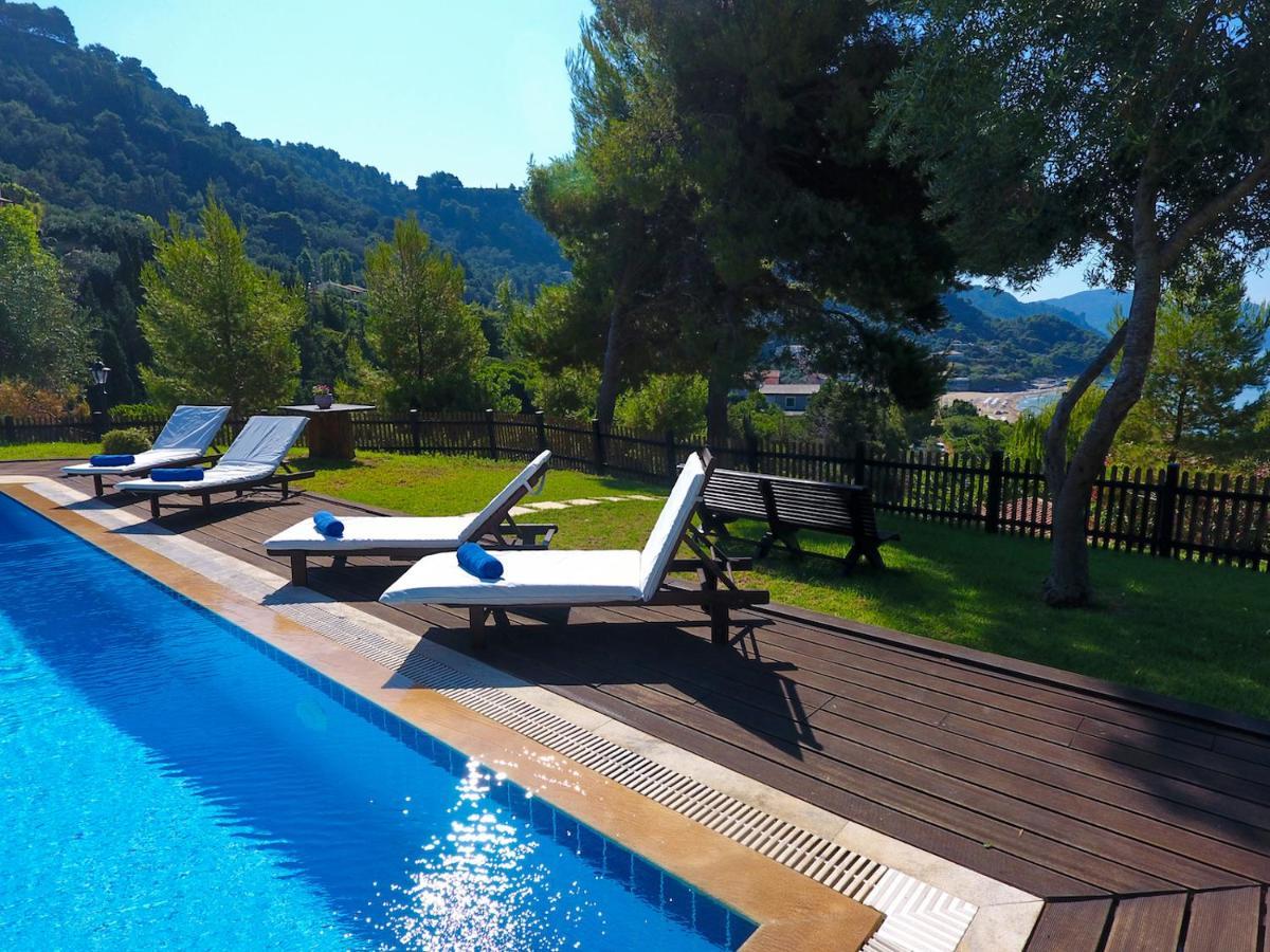 Corfu Resorts Villas Pelekas Bagian luar foto