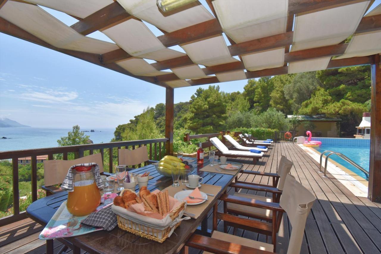 Corfu Resorts Villas Pelekas Bagian luar foto
